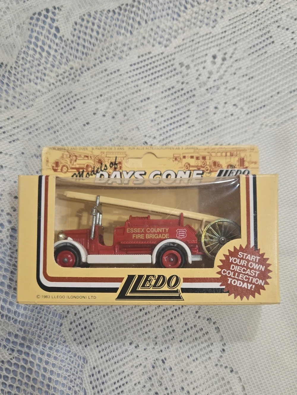 Essex County Fire Brigade Diecast Fire Truck - Red